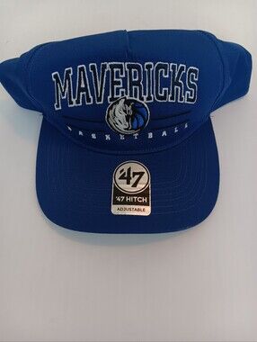 47 Mavericks Royal Blue Snapback Cap with Embroidered Logo. New.
